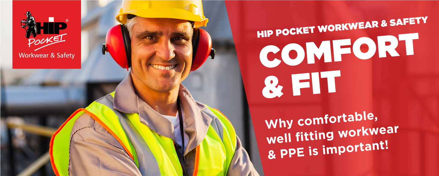 comfort and fit - hip pocket workwear